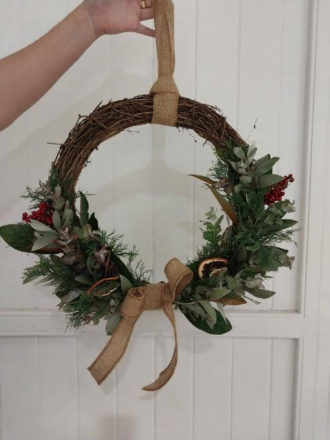 Xmas Dried Wreath Workshop
